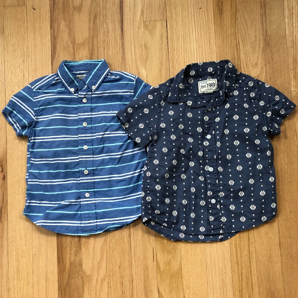 Boy’s Button Down Shirt Lot, size 2T
